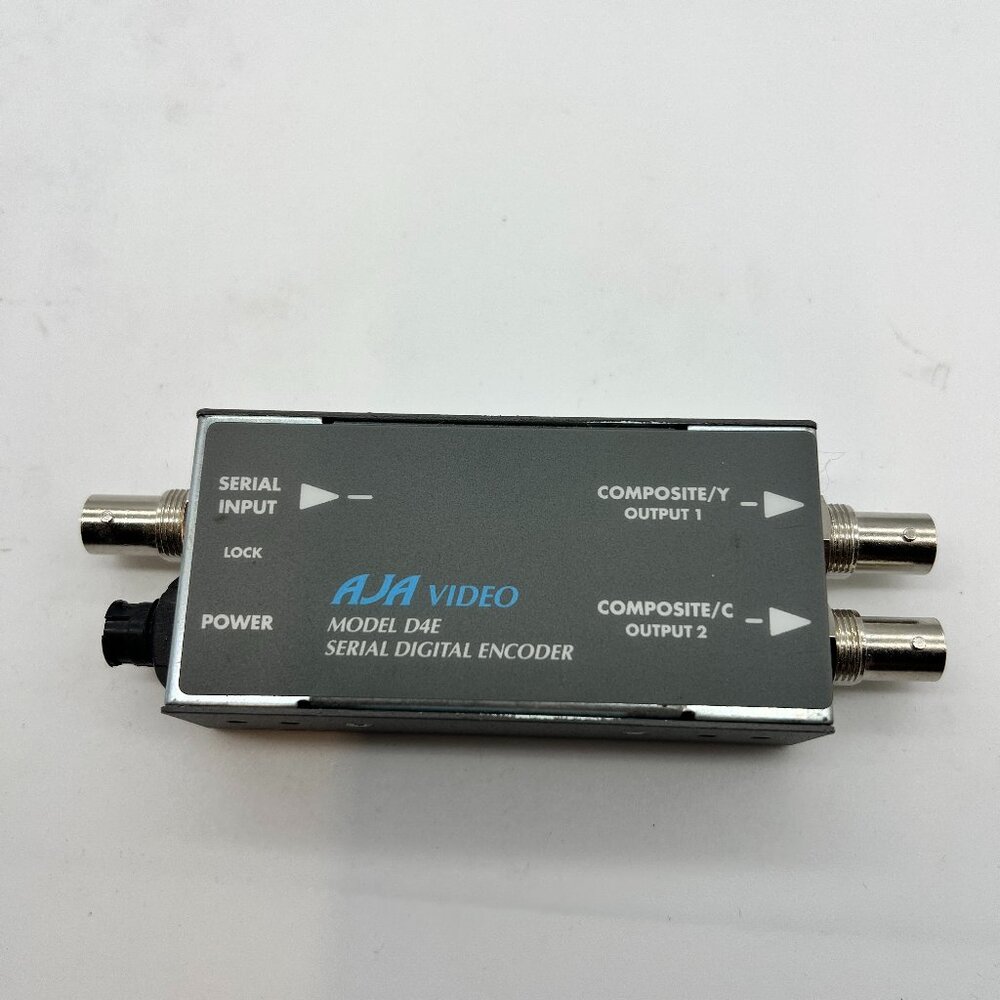 AJA D4E D18854 Digital Analog Video Serial Encoder‎ NO POWER SUPPLY